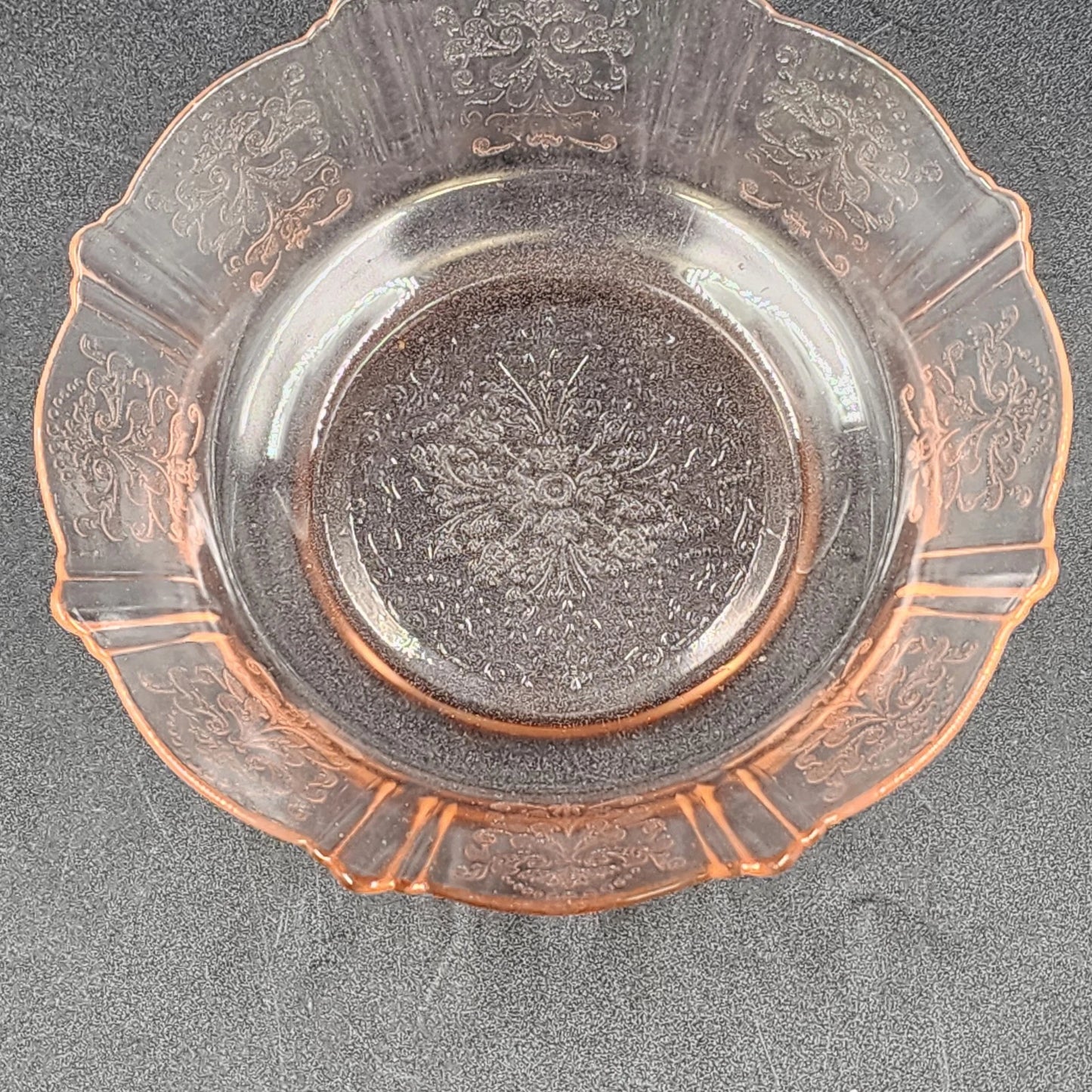 4 Pink Depression Glass Cereal Bowls MacBeth Evans American Sweetheart 5.75" D