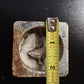 Goose Shaped Antique Candy Mold Ceramic 2.25" Square Blank Reverse Side
