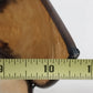 Tiffany Style Tulip Slag Glass Pendant Hanging Lamp 8 Panel Cream Amber 11" Vtg