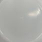 Vintage Hazel Atlas Milk Glass Saucers Grape Floral Set of 2