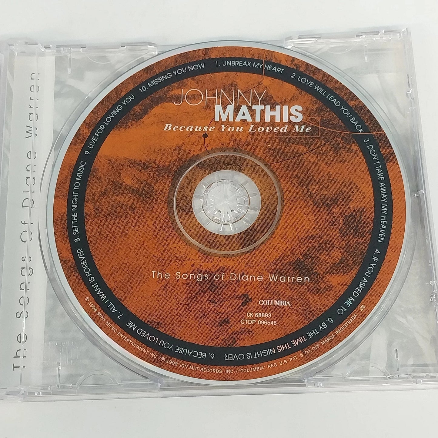 Johnny Mathis 3 CD's Friends In Love Because You Loved Me In The Still Of Night