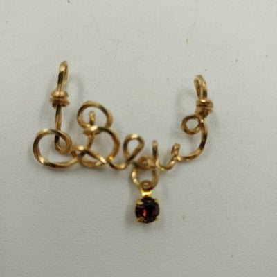 Gold Tone Name Brooch BEVERLY & Name Pendant BEV Vintage Personalize Jewelry