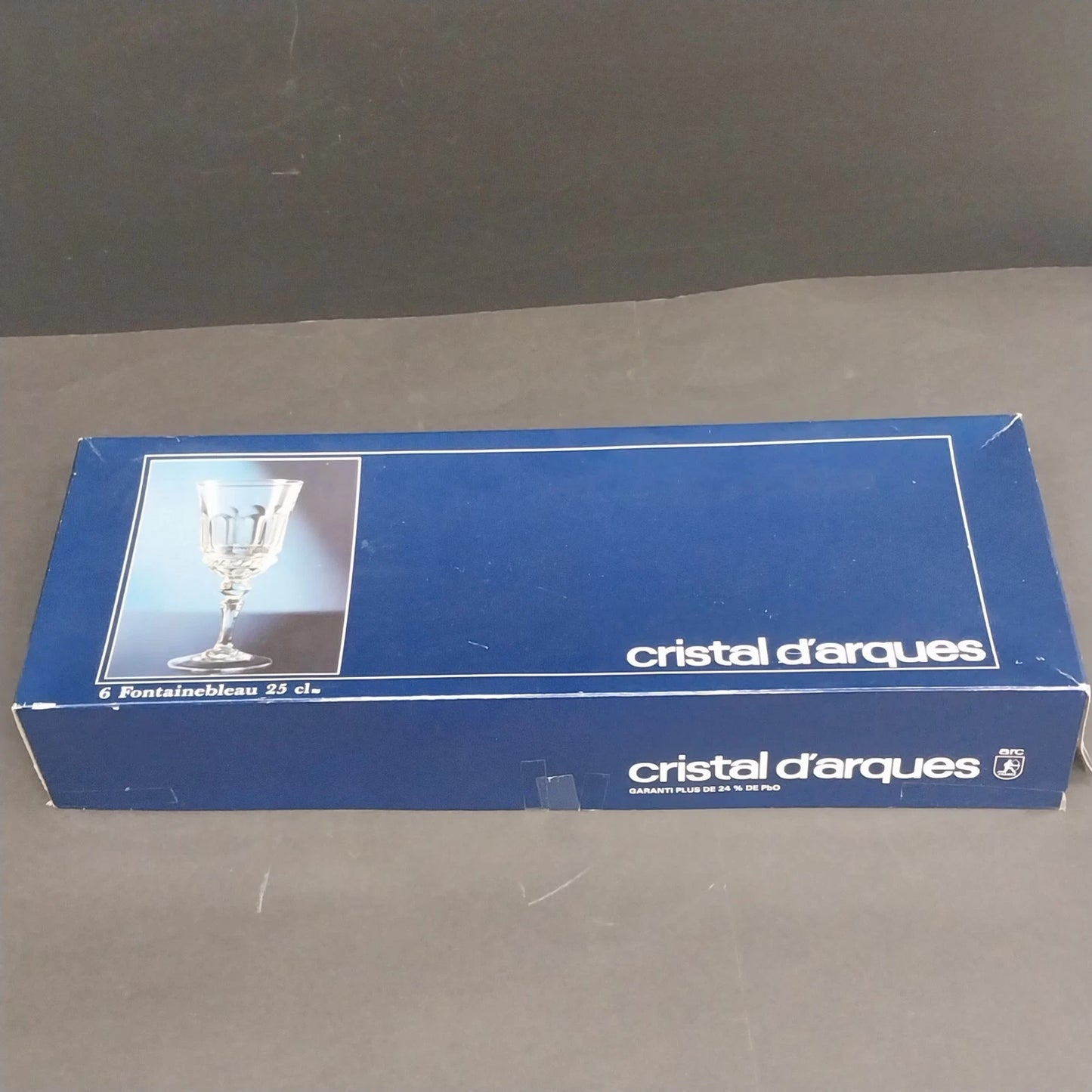Cristal D'Arques Chantilly 25 cl Wine Glasses Set of 6 Original Box Arc France