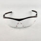 Crews Winchester 110 Safety Glasses Black Frames Clear Scratch Resistant Lens