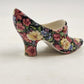 Royal Winton Porcelain Shoe Figurine 6" Grimwades Florence Floral England 1995
