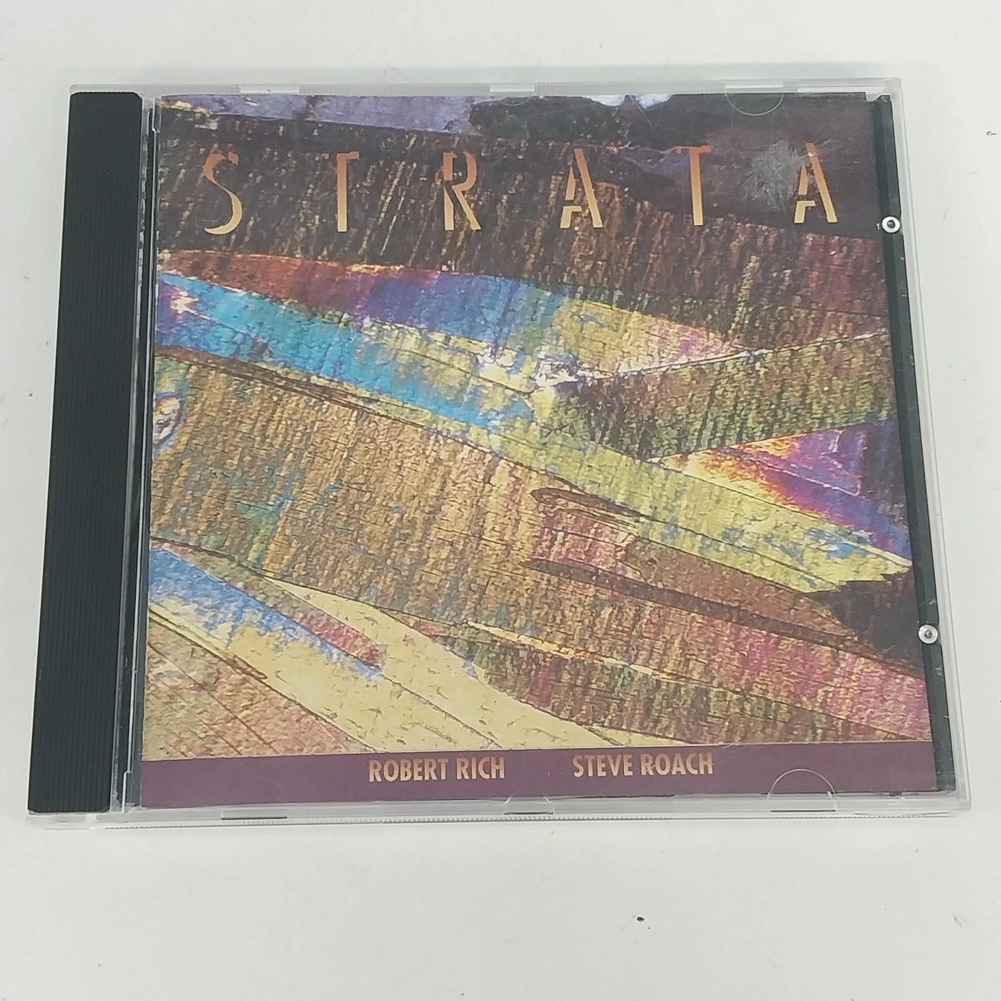 Strata by Robert Rich and Steve Roach CD 1990 Hearts of Space Records Ambient