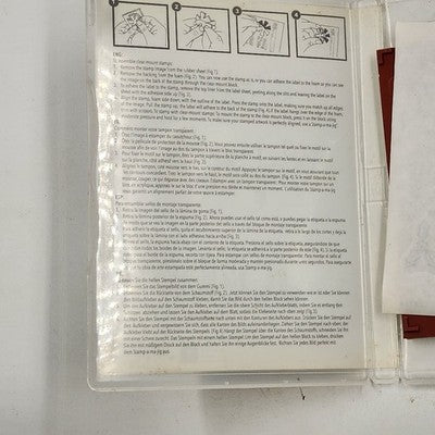2 NOS Stampin Up Festive & Fun and Stamping Bella Not Even a Mouse Holiday Theme
