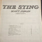 THE STING Featuring the Music of Scott Joplin Piano Sheet Music 1974 MCA Mills