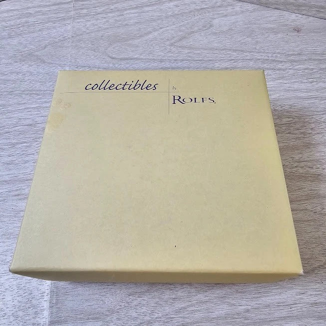 Rolfs Wallet Blue Genuine Leather Compact Trifold Women's Clutch Purse 4x4 Vtg