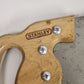 Stanley 26" Crosscut Hand Saw Wood Handle Vintage Made in USA Carpenter Tool