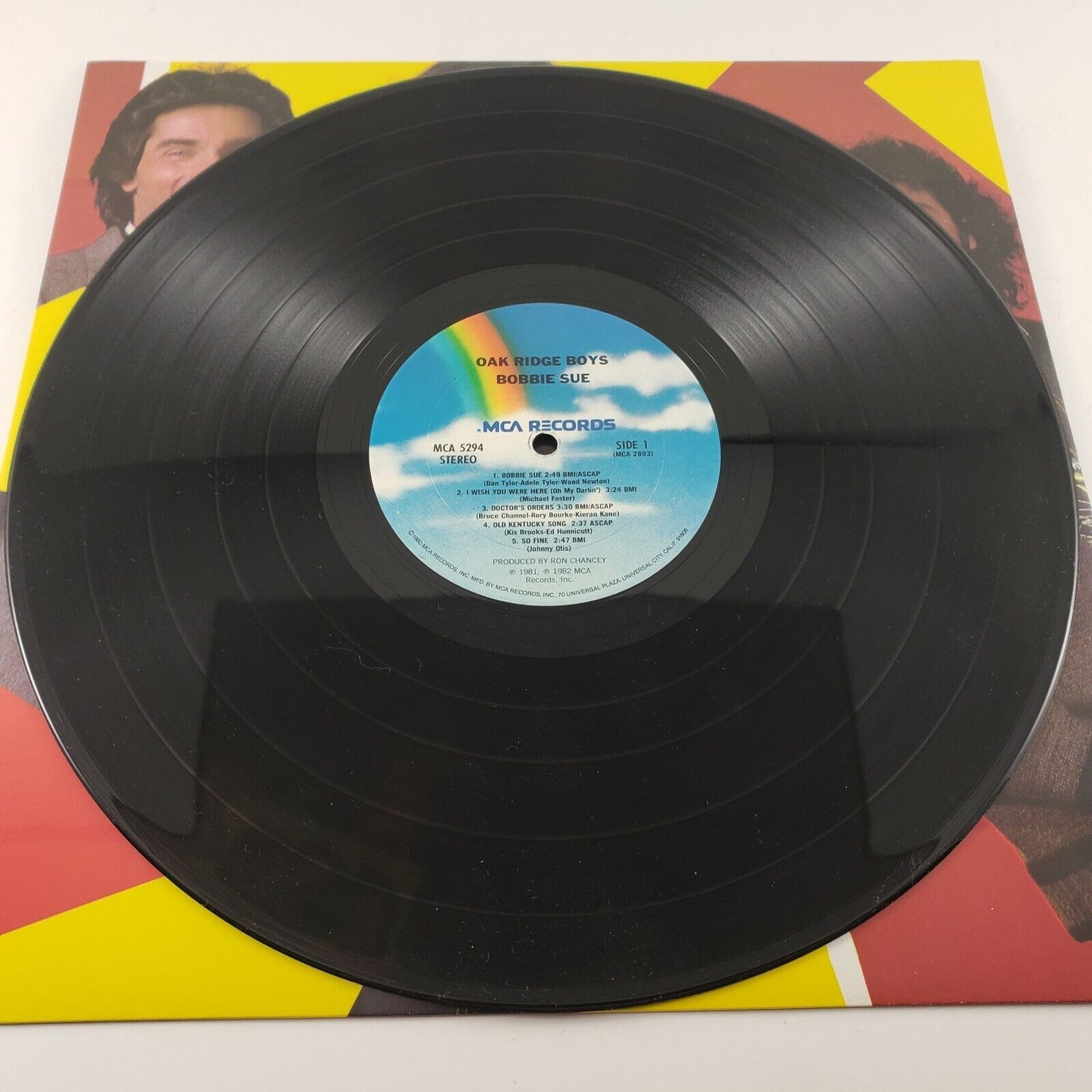 Oak Ridge Boys Bobbie Sue MCA-529 1982 Vinyl LP Graphic Inner Sleeve