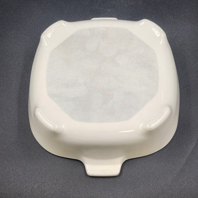 Corning Ware MW-9-B French White Square Browning Skillet Roaster Dish 8"x2" USA