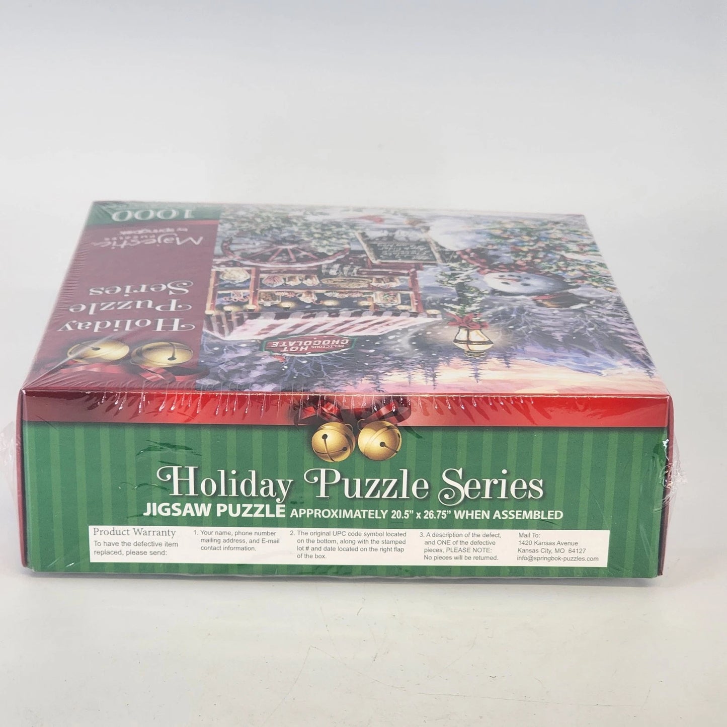 Springbok Majestic Holiday 1000 Pc Puzzle Hot Chocolate Stand