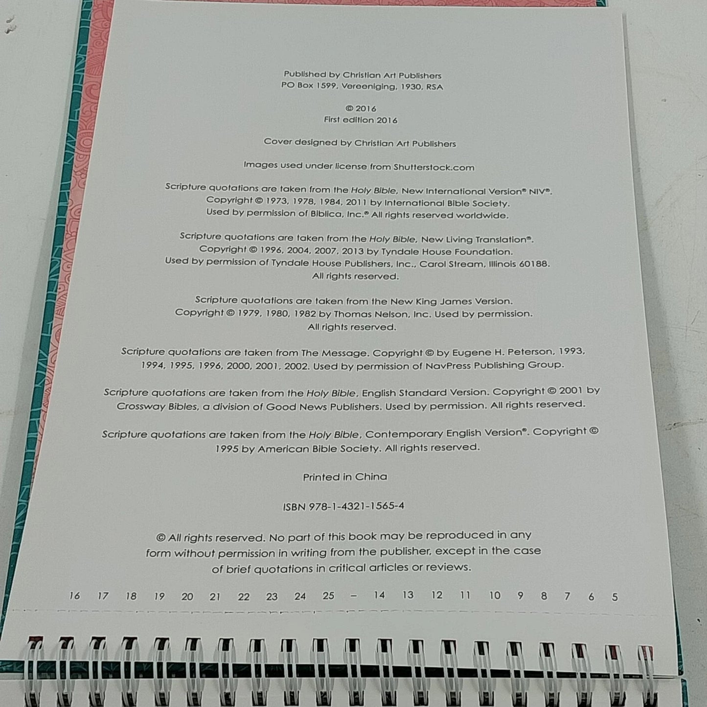 Inspirational Coloring Mom Book Hardcover Christian Scripture Quotes Ring Bound