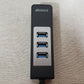 USB Hub 3.0 Inland iH 3048A 3-Port SD Card Reader OTG Adaptor Black