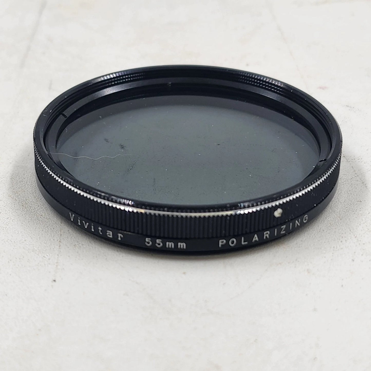Vivitar Linear Polarizing Lens Filter 55mm Made in Japan Accessory Plastic Case