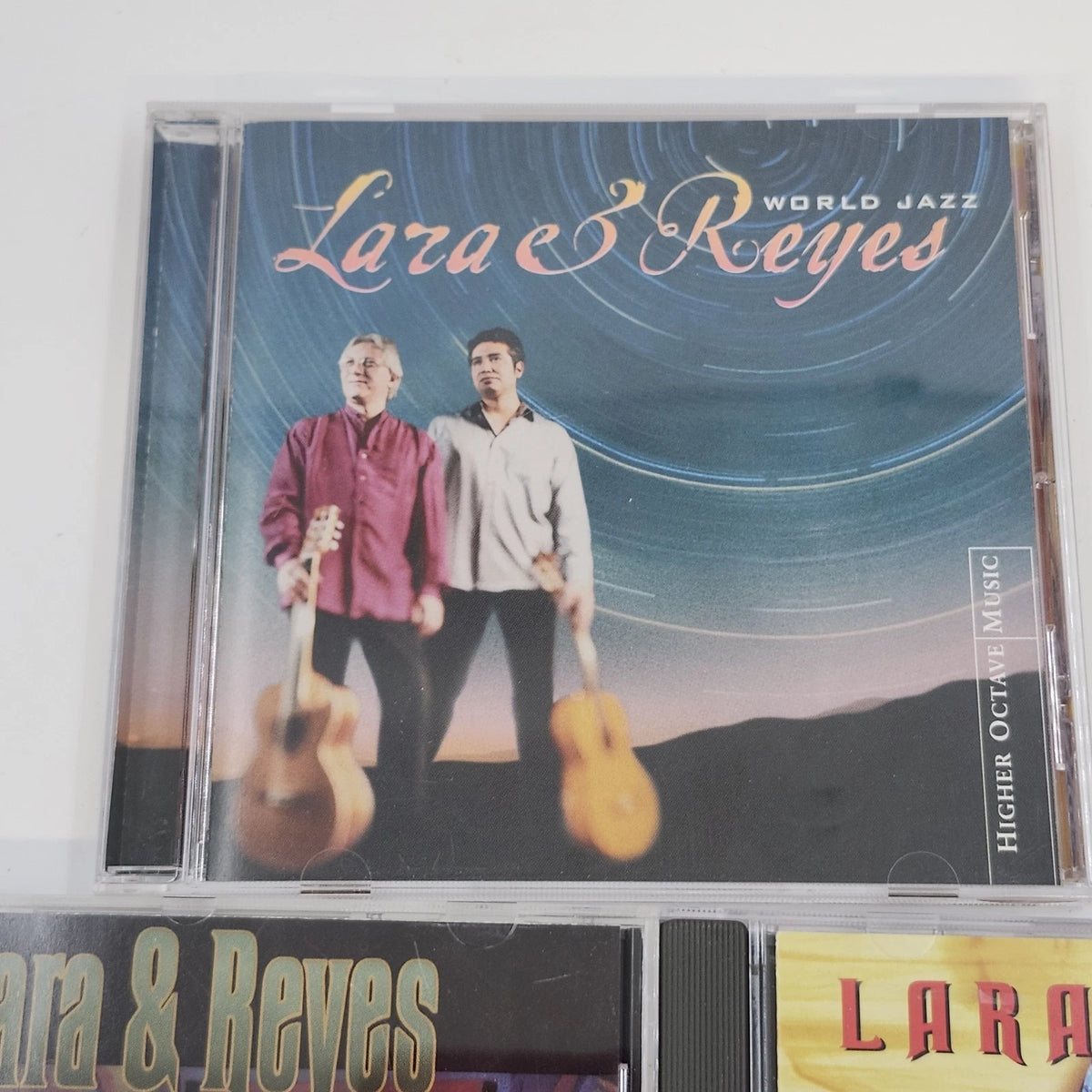 Lara & Reyes 5 CD World Jazz Exotico Riverwalk Two Guitars Latin Higher Octave
