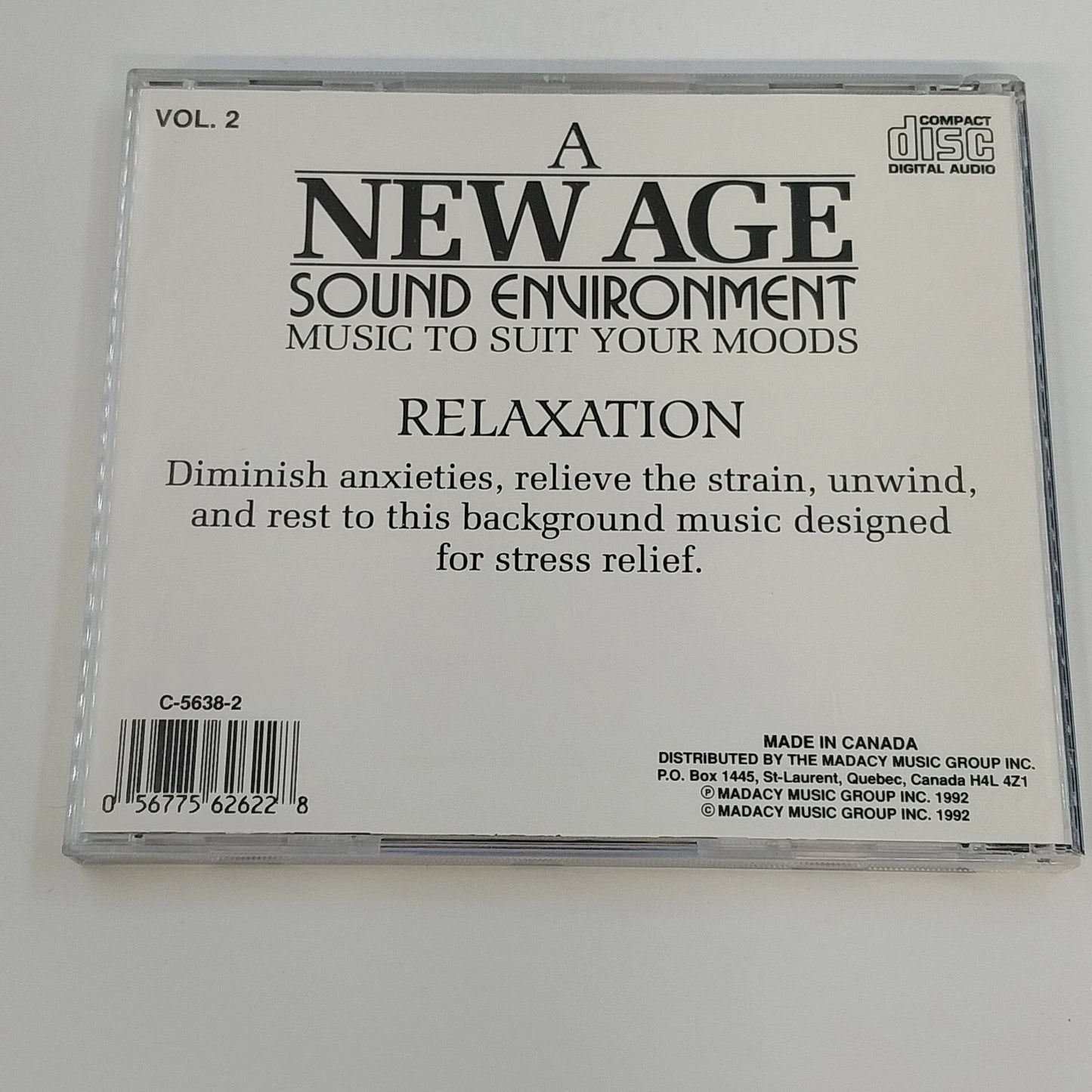 A New Age Sound Environment 4 CD Set Concentration Relaxation Romance Seduction