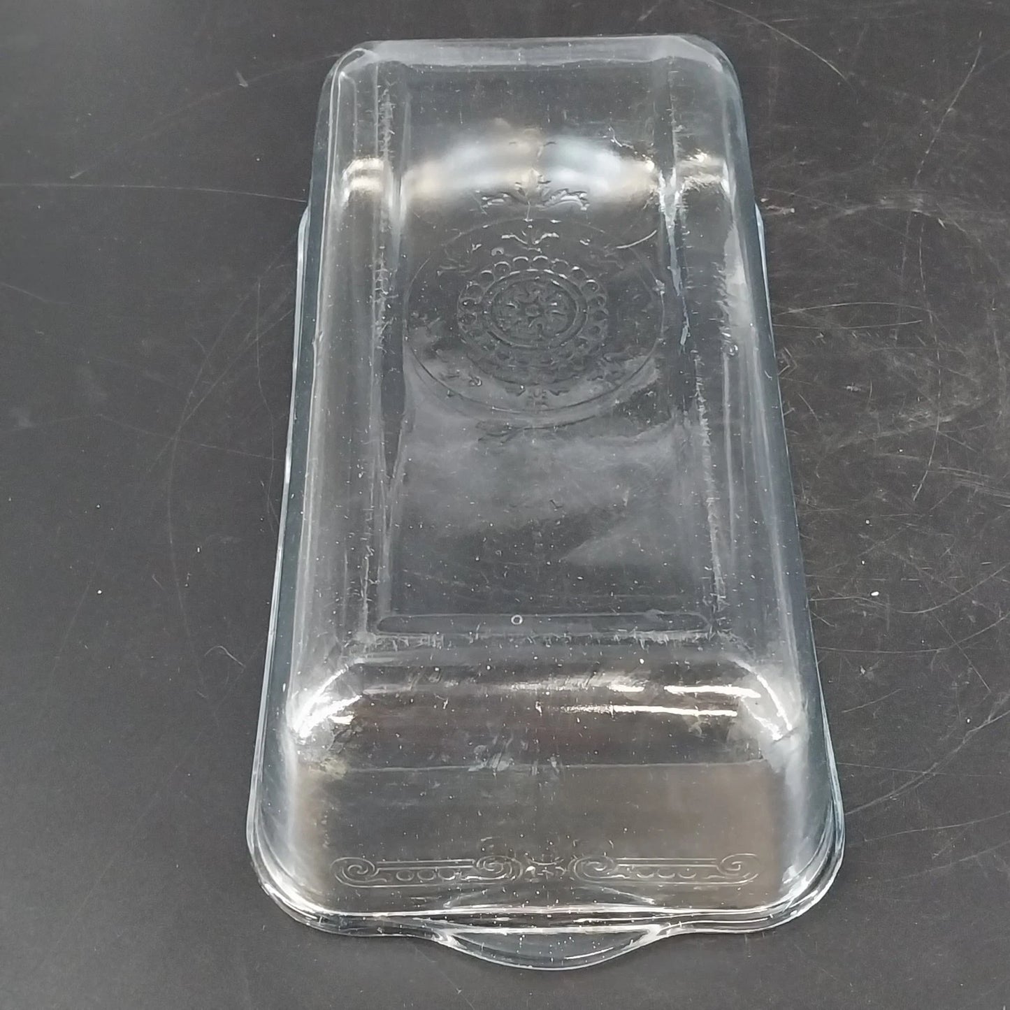 Anchor Hocking Fire-King Sapphire Blue Philbe Refrigerator Dish 1 Qt w Lid Vtg