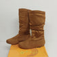 Forever Selena 2 Brown Faux Suede Mid Calf Boots Womens Size 8