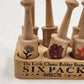 Little Classic Rubber Stamp Set 6 Piece Insects & Flowers Mixed Vintaga Craft