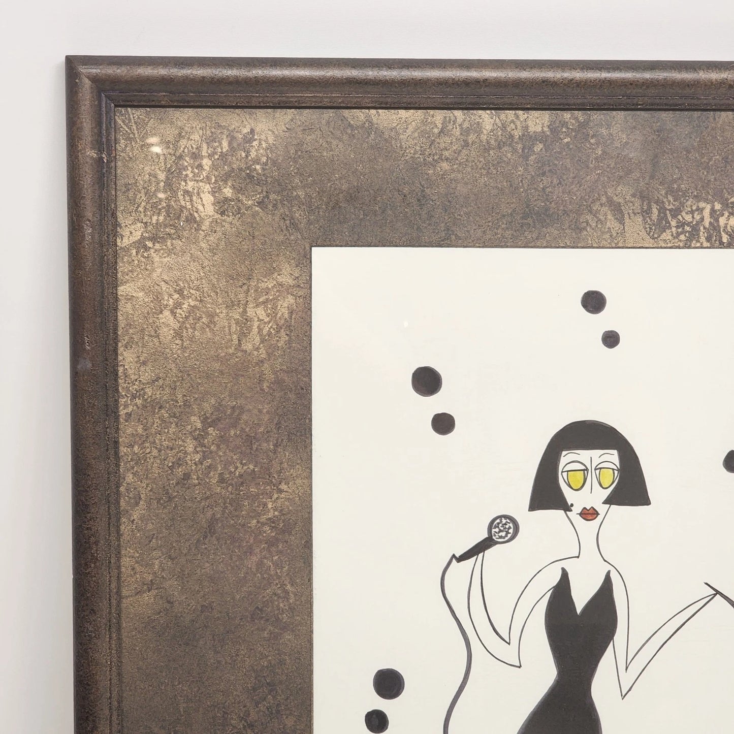 Heart People Stylized Illustration by Devon an Original Artwork Piece Framed