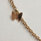 Sarah Coventry Gold Tone Chain with Butterflies Charm Refined Necklace 26"
