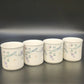 Pfaltzgraff April Floral Coffee Tea Mugs Cups Set of 4 Stoneware 3.25" USA