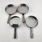 4 Stainless Openable Lids For Sterno Fuel Holders 3.5" Across Restaurant Equip