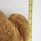 Toys R Us Jumbo Teddy Bear 43" Golden Brown Plush Green Satin Bow 2015 Polyester