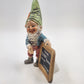 Goebel The Merry Co-Boy Figurine 7.5" Greeter Gnome Sign Well 516 W Germany 1971
