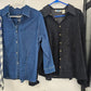 Women’s Tops & Jackets Lot Size XL 5 Pc Merona Dress Barn Sonoma Denim Frost Casual