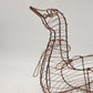 Wire Duck Egg Basket Rustic Farmhouse Gathering Kitchen Fruit Storage 12" Vtg