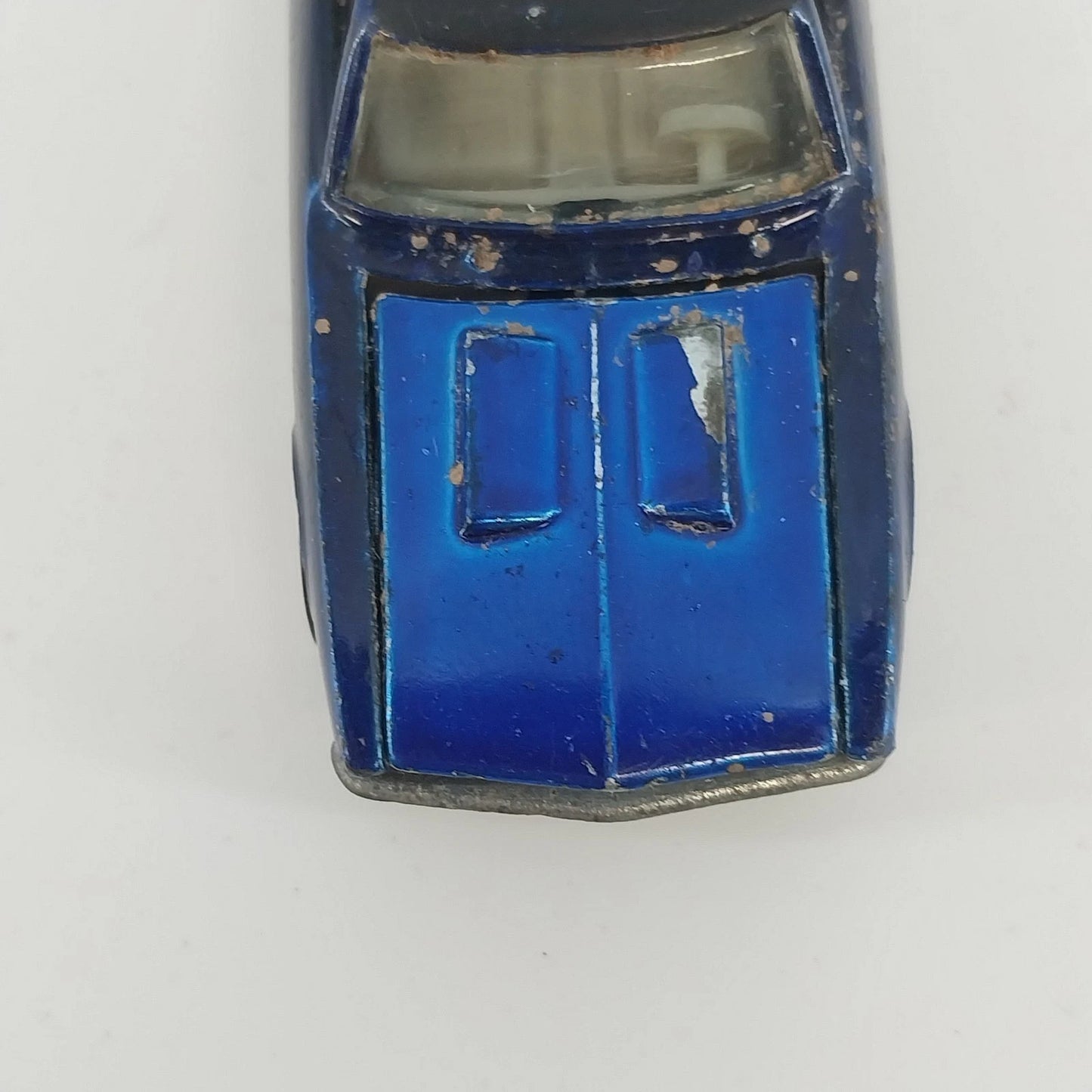 Mattel Hot Wheels Redline Custom Camaro Spectraflame Blue White Interior USA Vtg