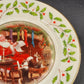 Lenox Holiday Cookie Plate Christmas Cookies for Santa Holly Berry Gold Rim 9.5"