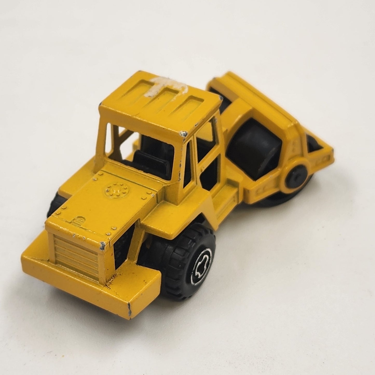 Majorette Diecast Yellow Road Roller Truck Toy Vehicle Collection #N226 France