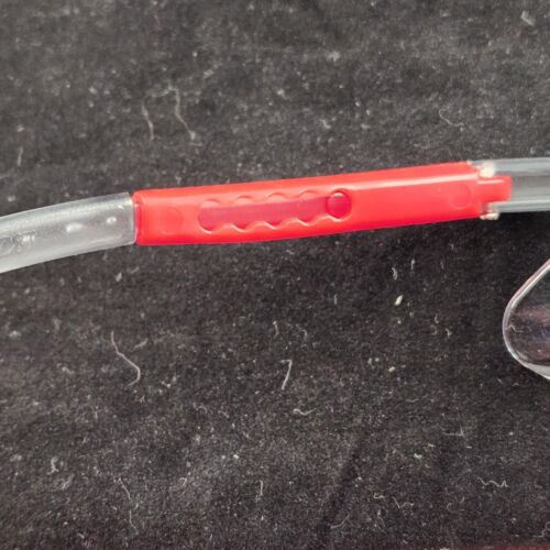 ERB Iworx 15524 Safety Glasses Red Gray Clear Lens Z87.1 Plus