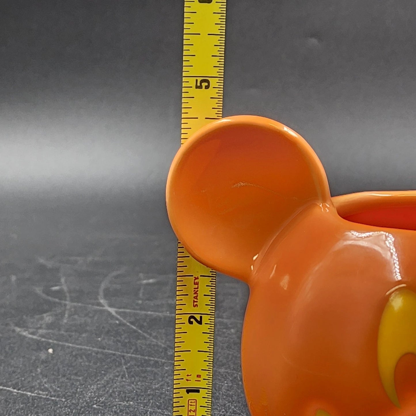 Disney Parks Mickey Mouse Pumpkin Mug Jack-O-Lantern Halloween 18 oz Stoneware