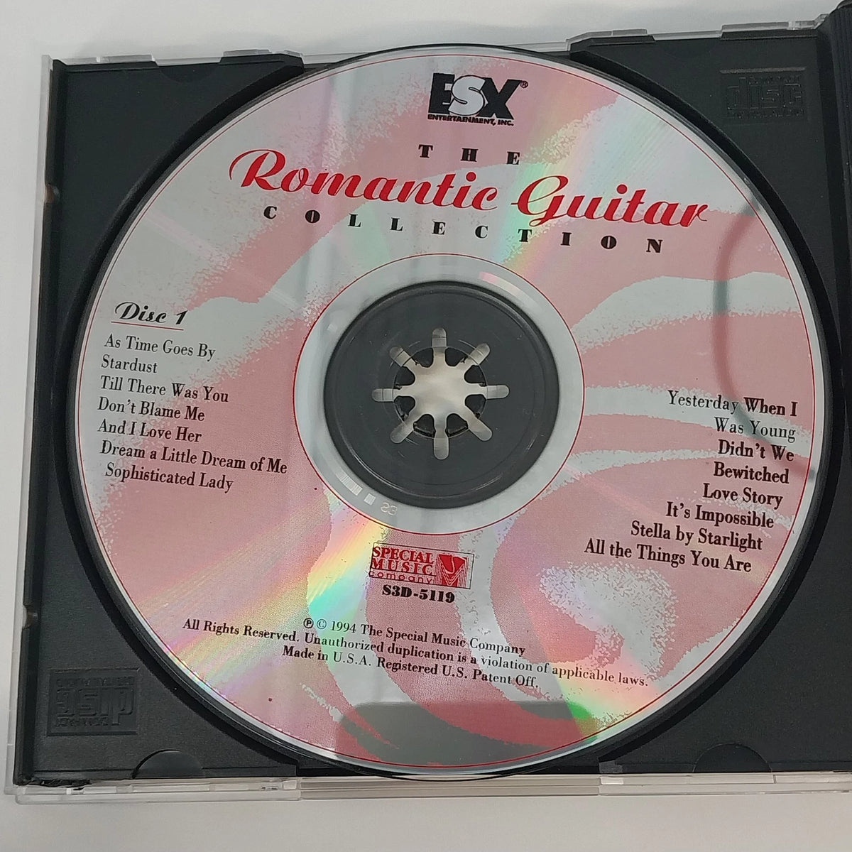 Tony Mottola The Romantic Guitar Collection 3 CD 40 Guitar Themes Special Music