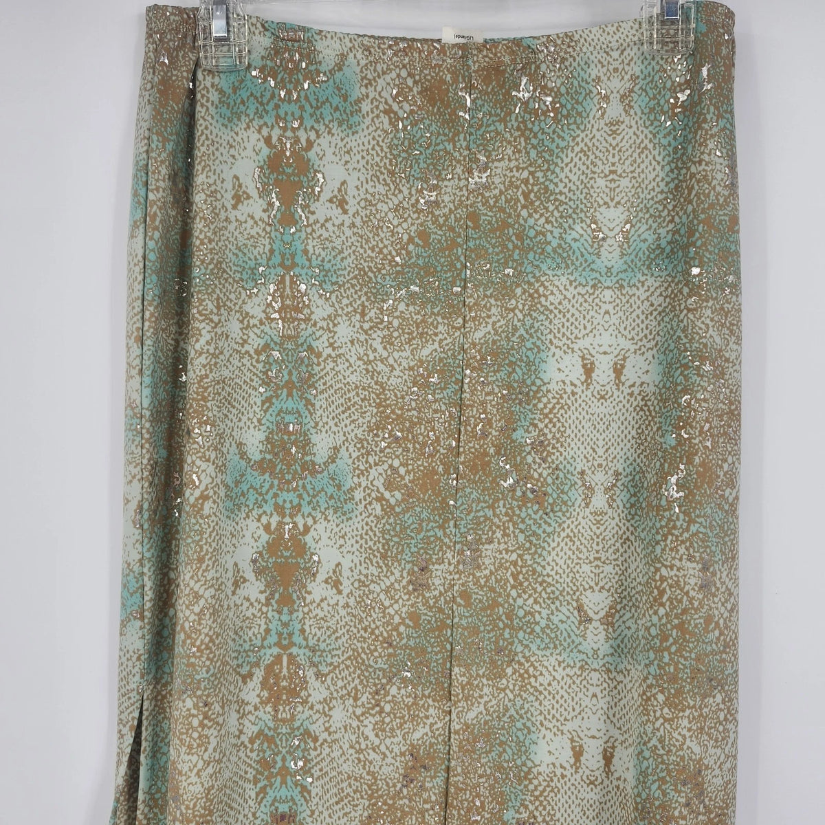 Steps Women's Large Lot 2 Stretch Fit Pencil Skirts Faux Snakeskin Printed USA