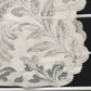 Off White Leaf Botanical Lace Valance 58" Scalloped Edge Rod Pocket Curtain