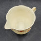 Autumn Leaf Ruffled D Creamer Footed Hall's Superior for Jewel Tea MCM Vintage