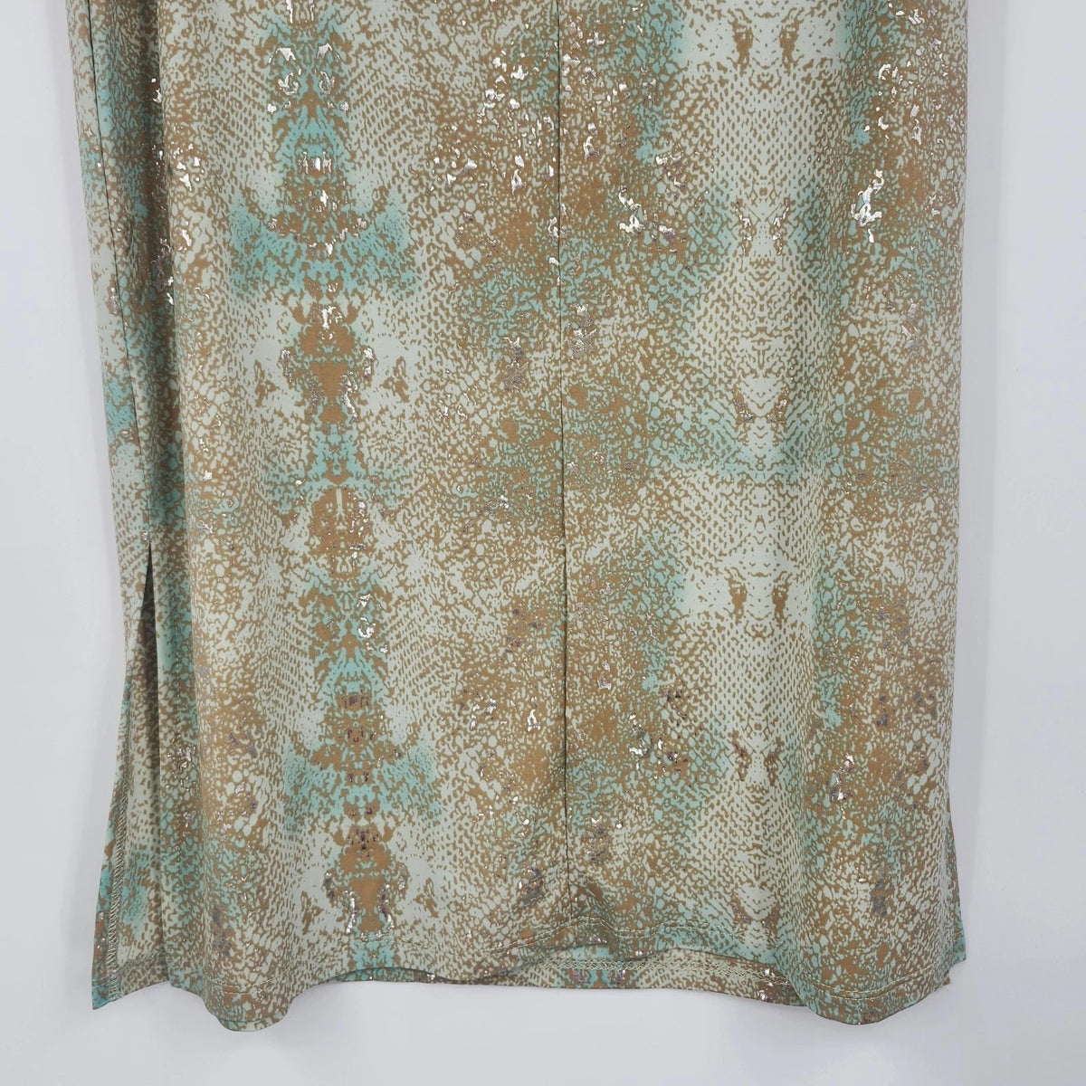 Steps Women's Large Lot 2 Stretch Fit Pencil Skirts Faux Snakeskin Printed USA