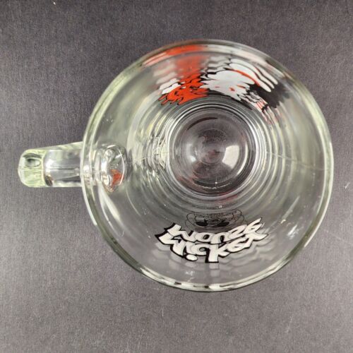 Disney Mickey Mouse Club Ship Captain Glass Mug 5½" Vintage Sailor at Helm 1970s