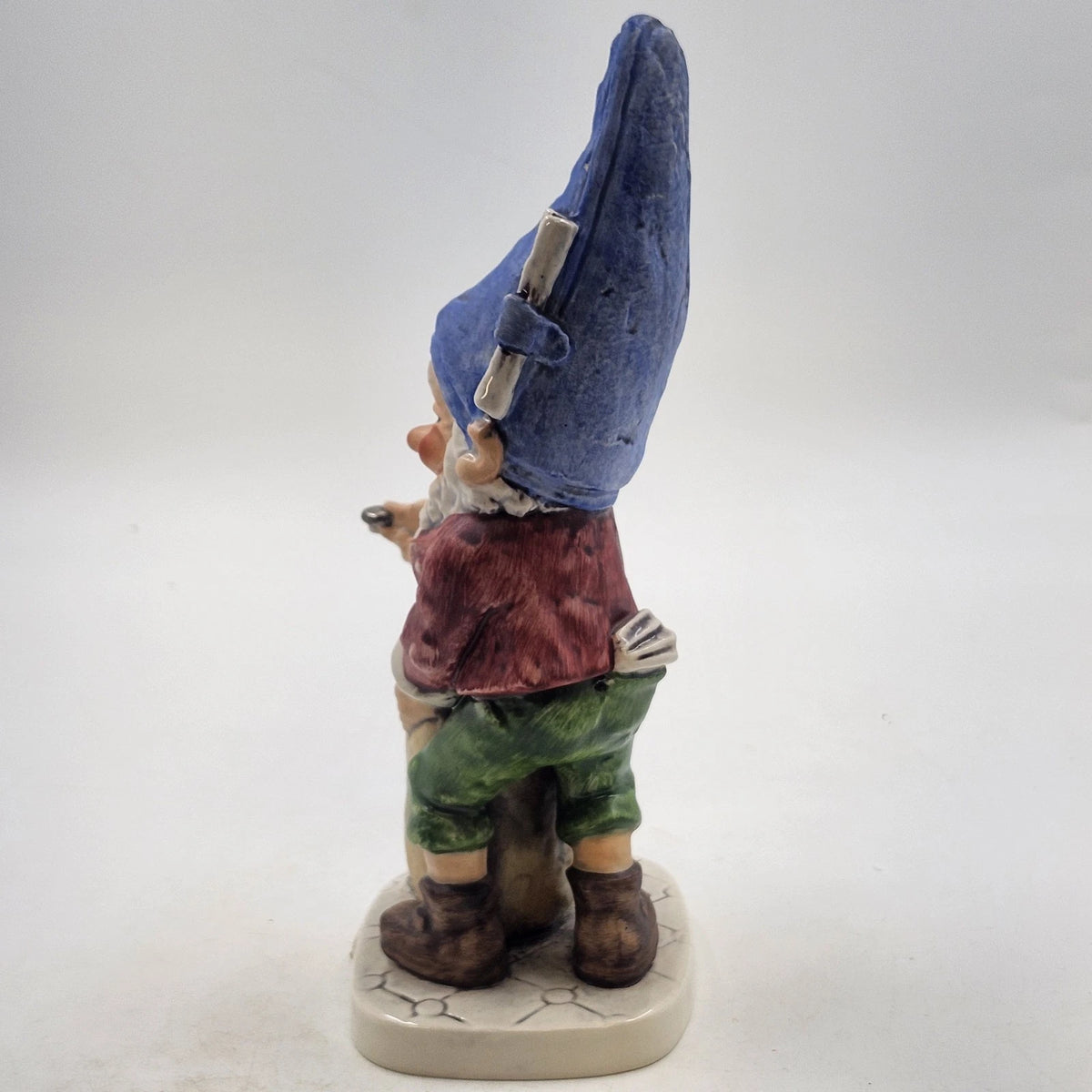 Goebel Co-Boy Utz The Banker Gnome Figurine 8" Well 513 Ceramic W Germany Vtg