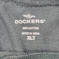 Dockers Men's Long Sleeve Solid Green T-Shirt Size XLT w Pocket Crew Neck Cotton