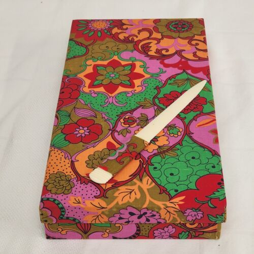 Mod Stylecraft Desk Pad Blotter Stationary Letter Holder Opener Note paper holder Address book Kit Vintage 1970's