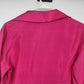 Robbie Bee Silk Blouse Women Small Pink Button Up Long Sleeve Shirt China