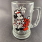 Disney Mickey Mouse Club Ship Captain Glass Mug 5½" Vintage Sailor at Helm 1970s