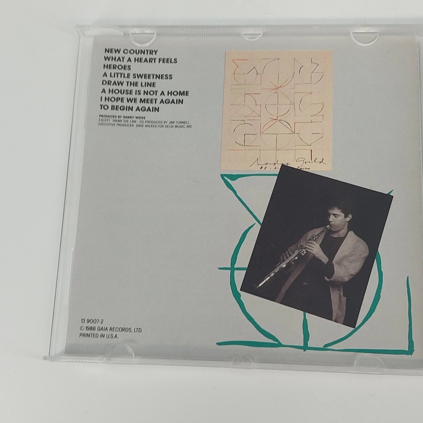 Nelson Rangell To Begin Again CD 1988 Smooth Contemporary Jazz Saxophone Gaia